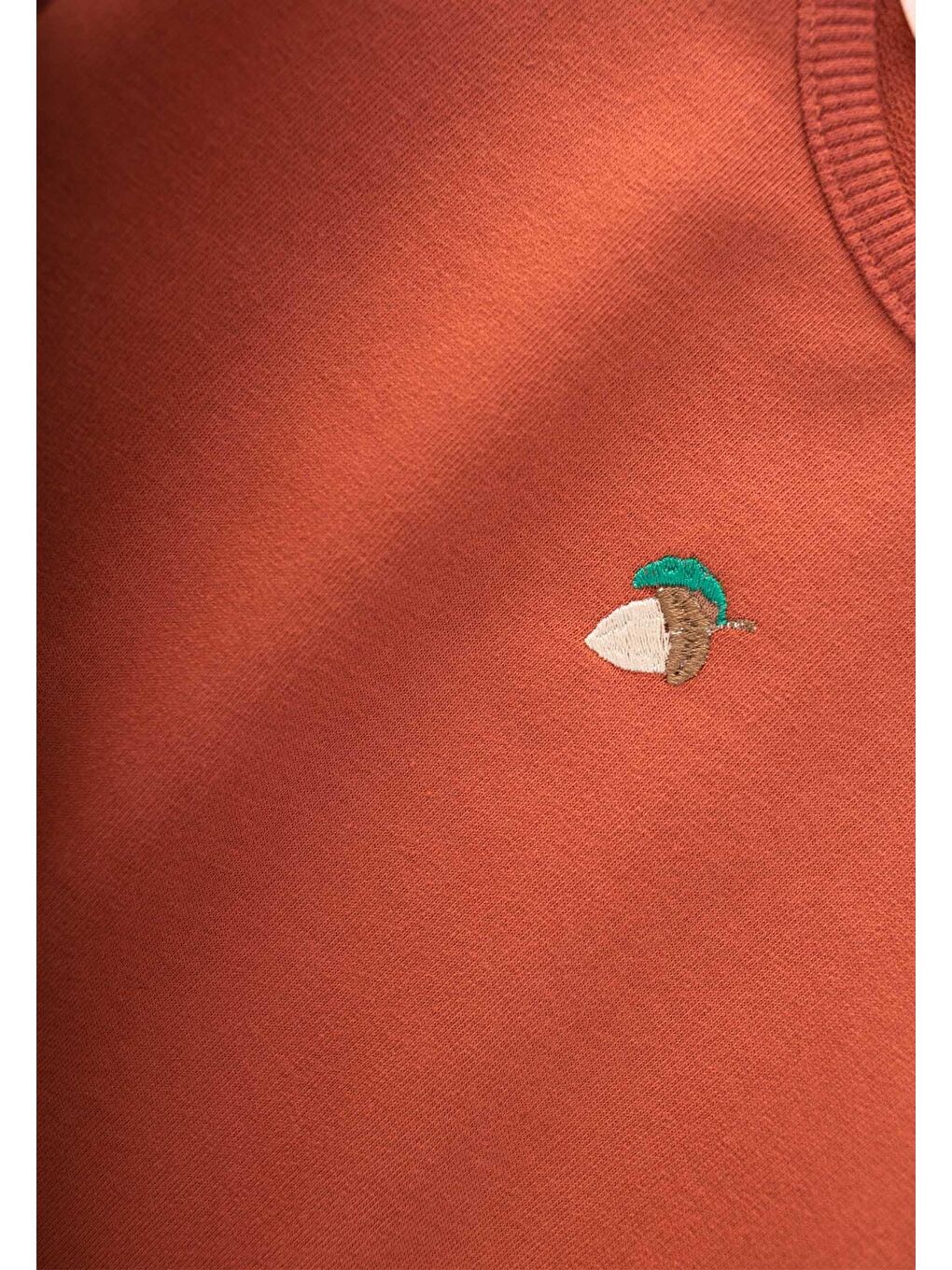 Kahverengi Kız Çocuk Nakışlı Takım-2