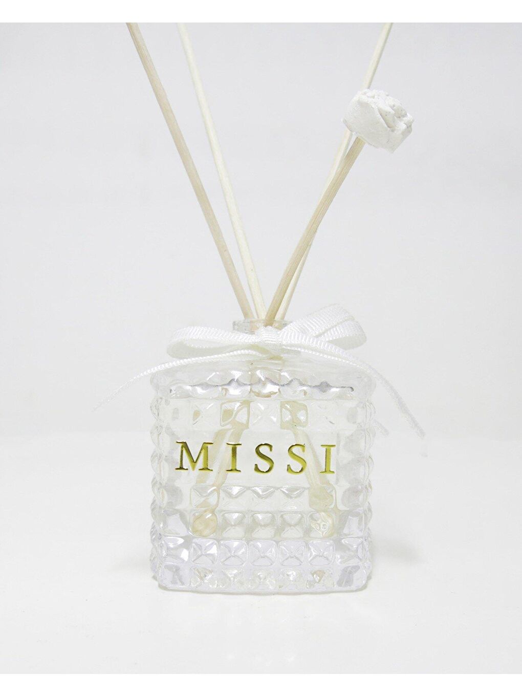 Renksiz 100 cc Kare Kristal Şişe Black Vanilya Oda Kokusu