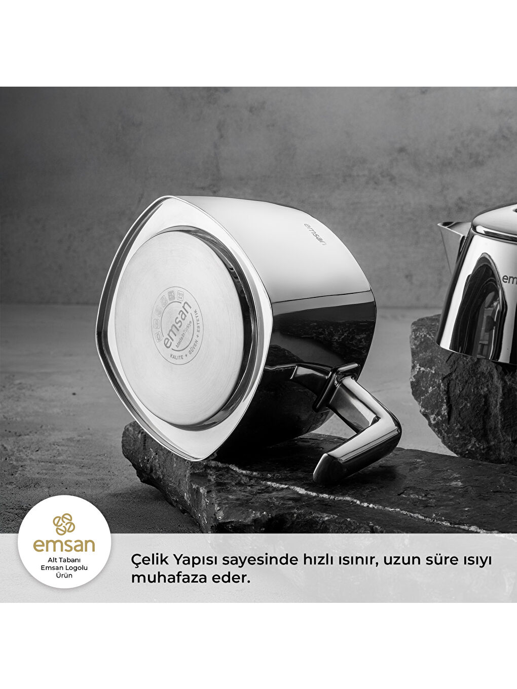 Gri Tea Time Çaydanlık Takımı 1.00-2.00 Lt-8