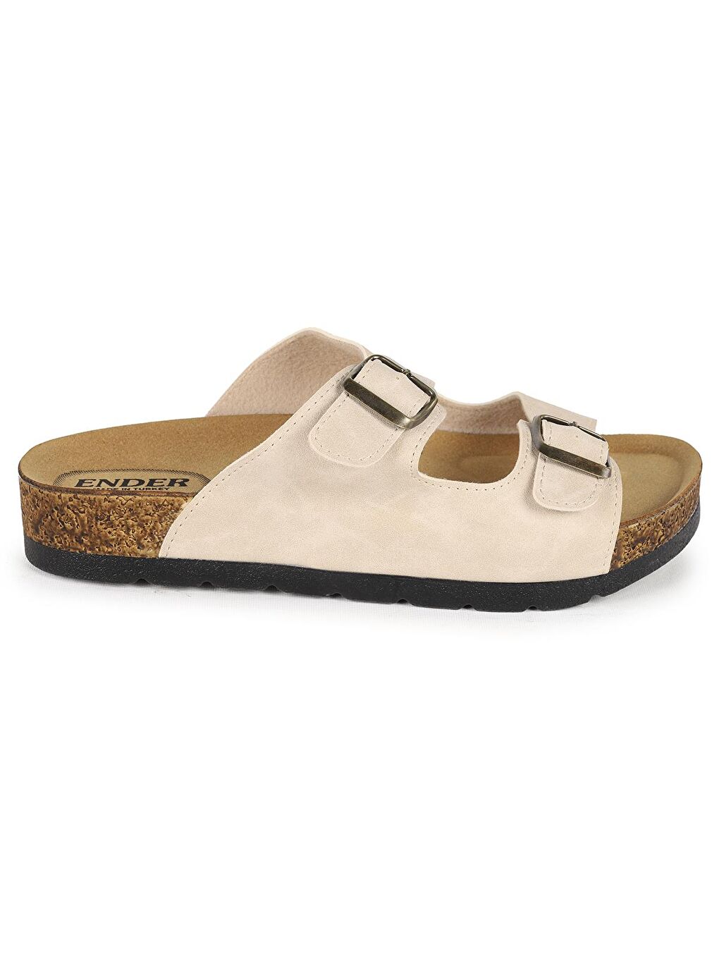 Bej Ender 10101 Günlük Kemerli Erkek Terlik-3