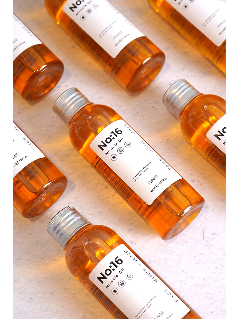 No:16 Nemlendirici Besleyici Yenileyici Işıltı Verici Mucizevi Onarıcı Bakım Yağı 100 ML-5