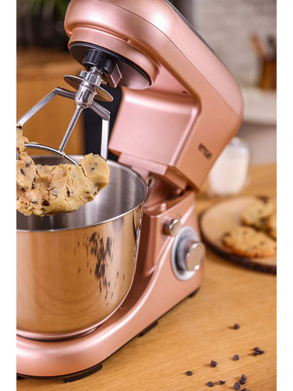 Bella Gusto Golden Pink Hamur Yoğurma Makinesi 1300W 5L-5