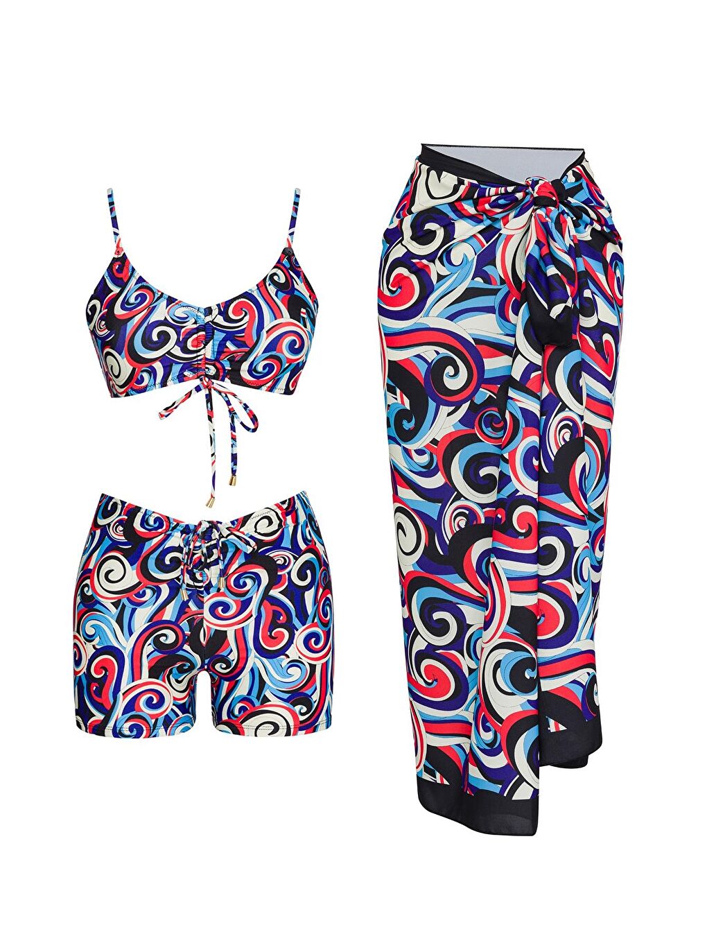 Karışık Toparlayıcı Şortlu Takım