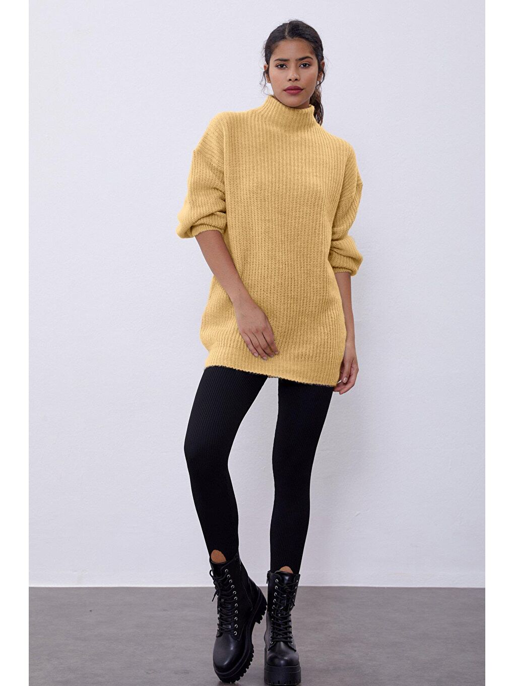 Sarı Uzun Tüp Kazak-1