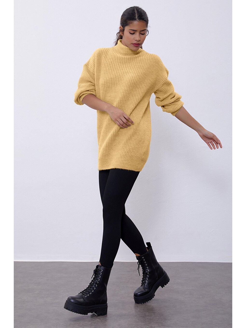 Sarı Uzun Tüp Kazak-2