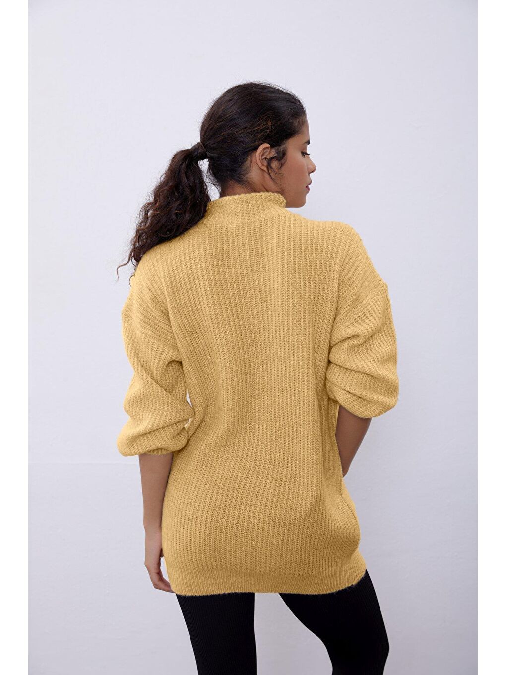 Sarı Uzun Tüp Kazak-4