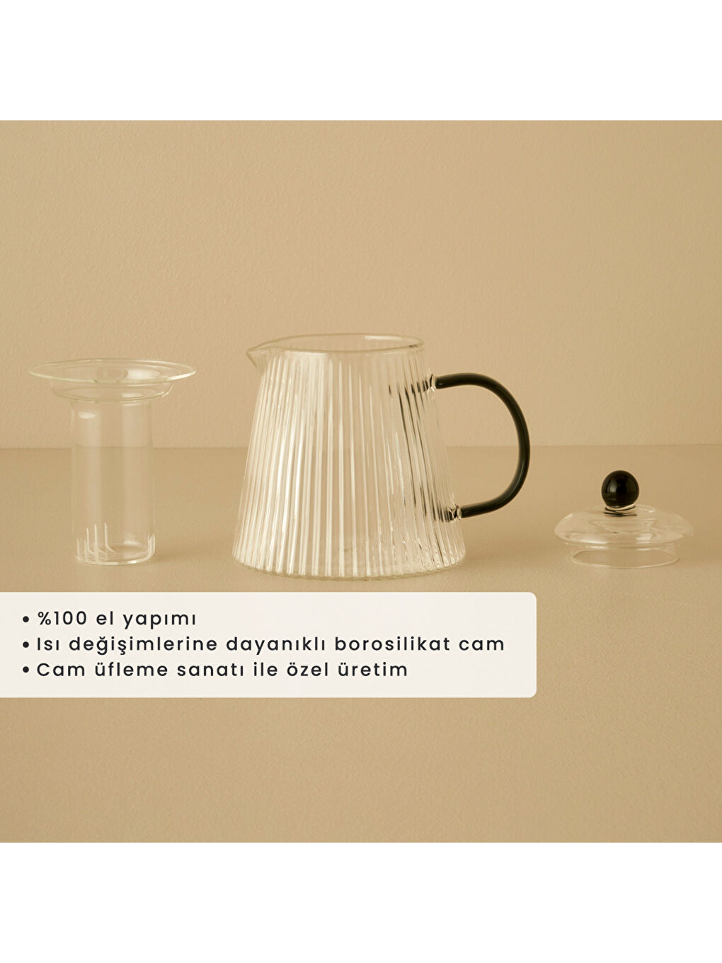Bella Maison Bej Blaze 4'lü Çay Seti Naturel - 2