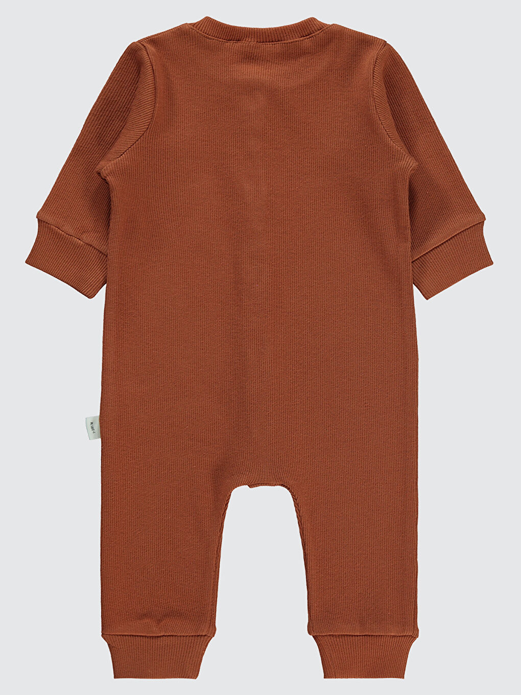 Baby Bebek Patiksiz Tulum 1-6 Ay Kahverengi-1