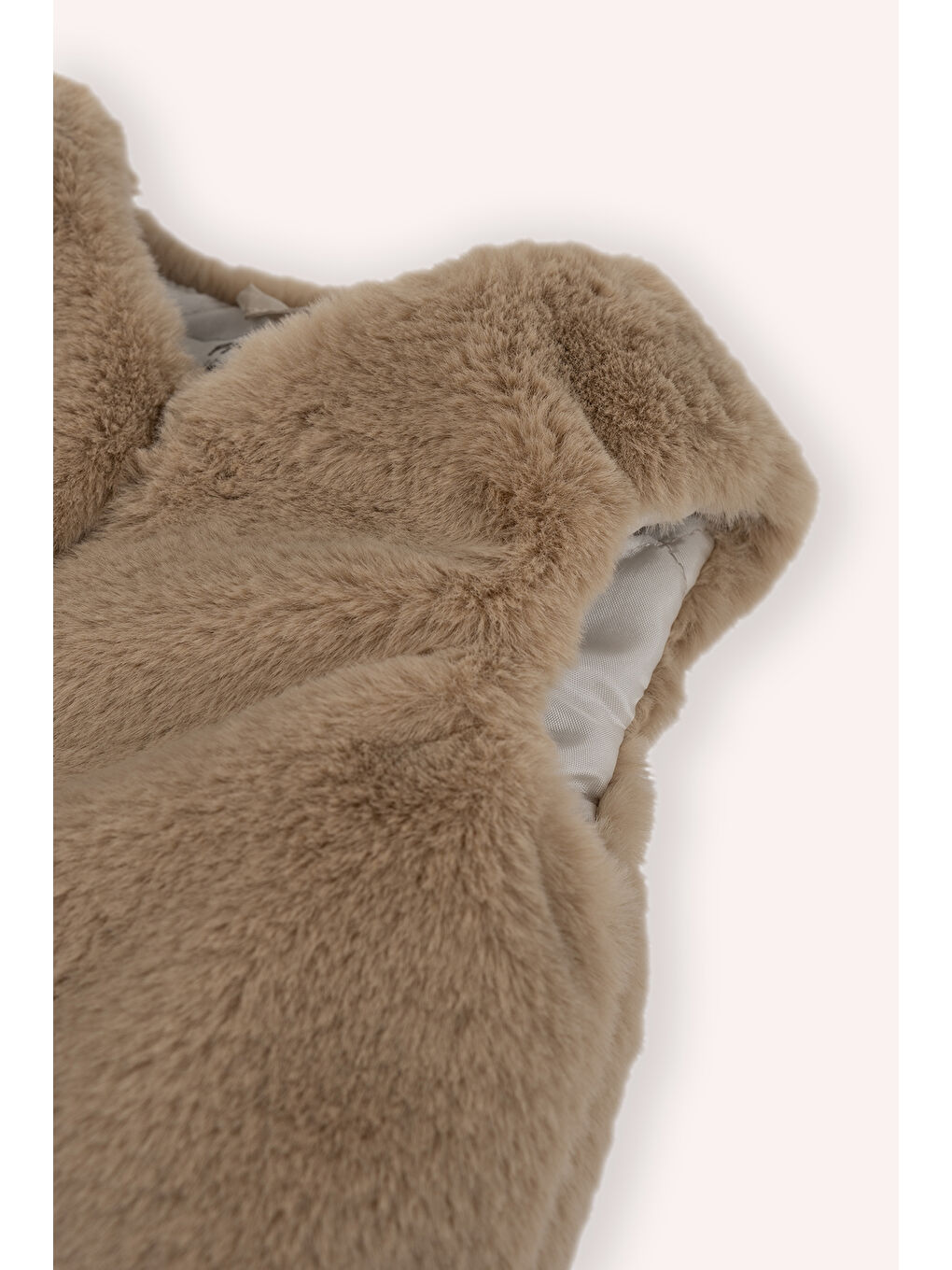 Ekru Kız Çocuk Yelek-1