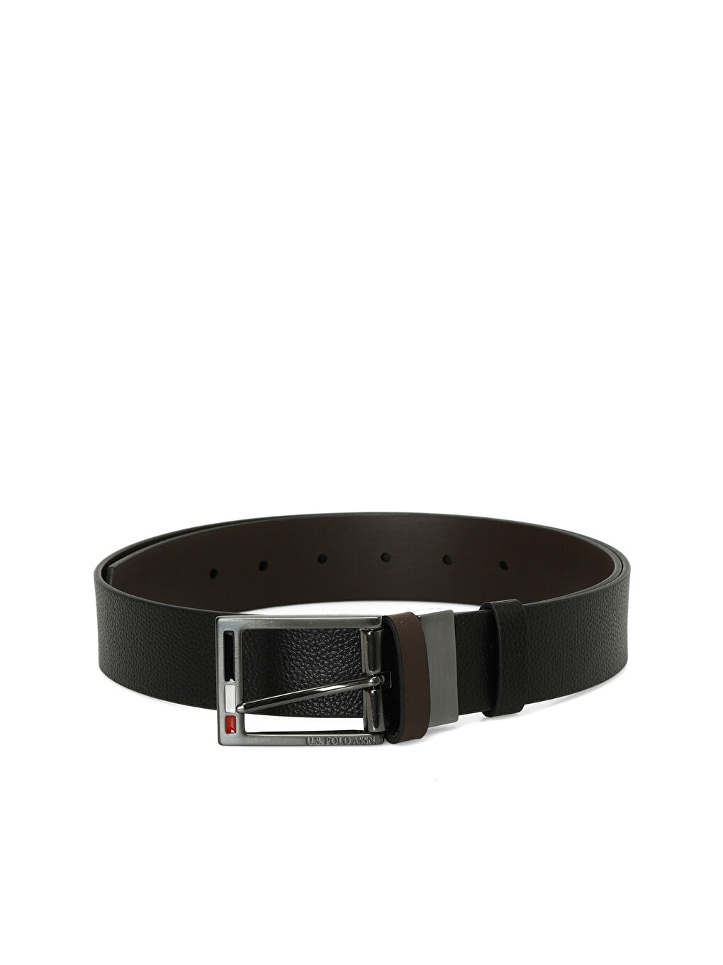 USPA REVERSABLE 4PR Siyah Erkek Kemer