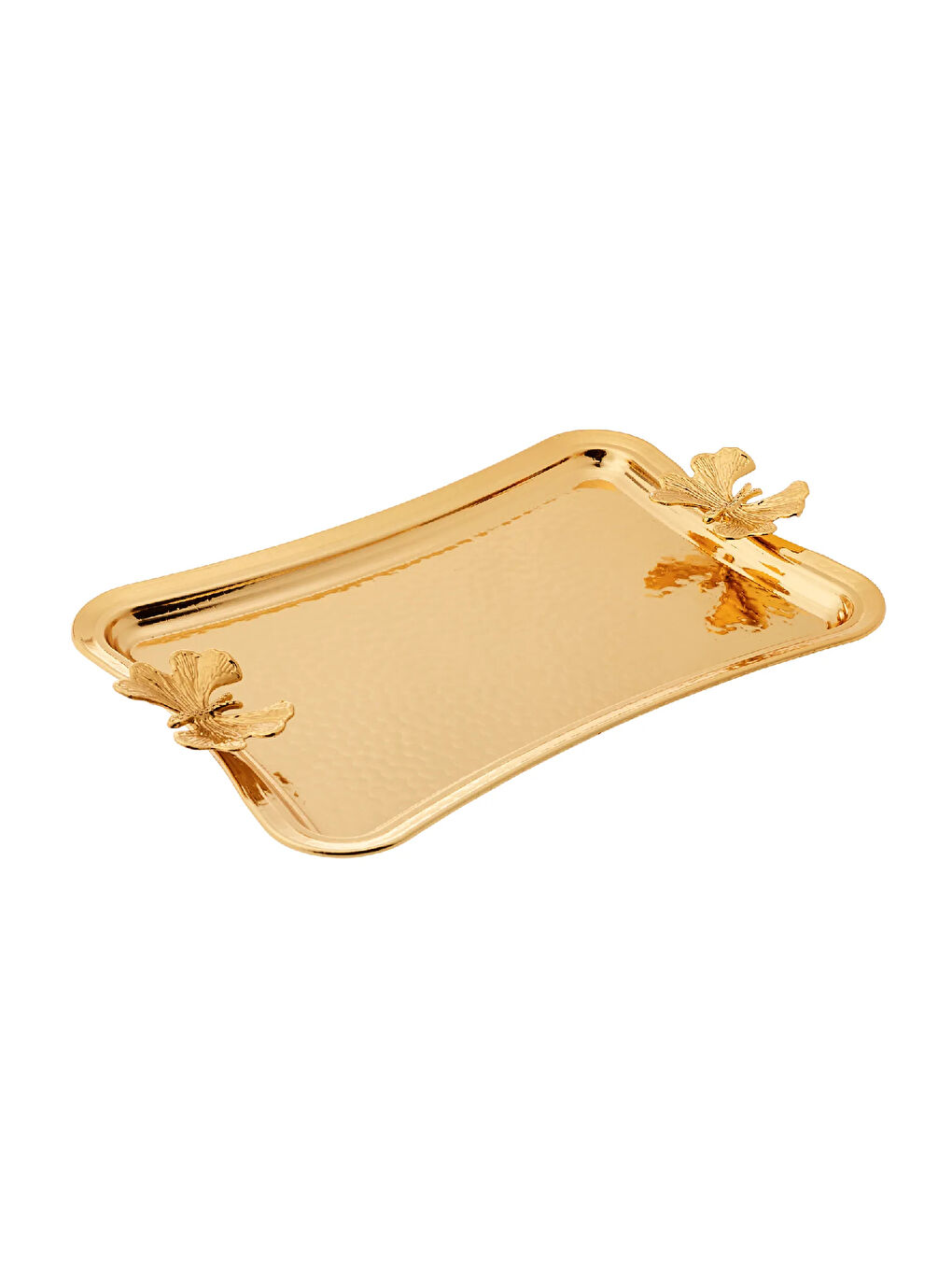 Sarı Butterfly Tepsi Gold-7