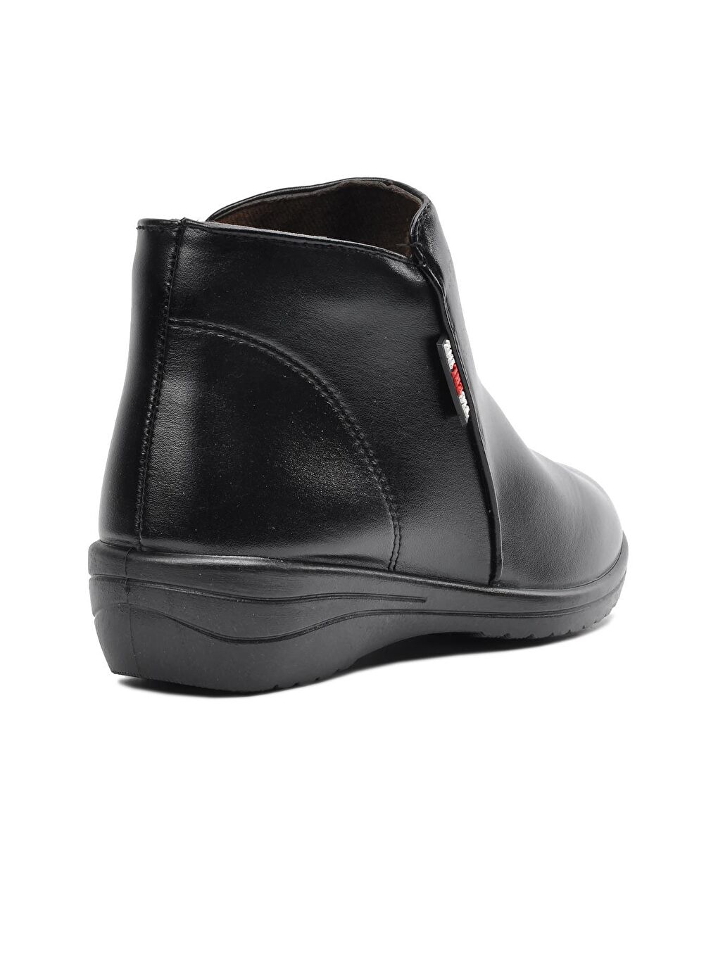 154097 Siyah Fermuarlı İçi Kürklü Kadın Bot-3