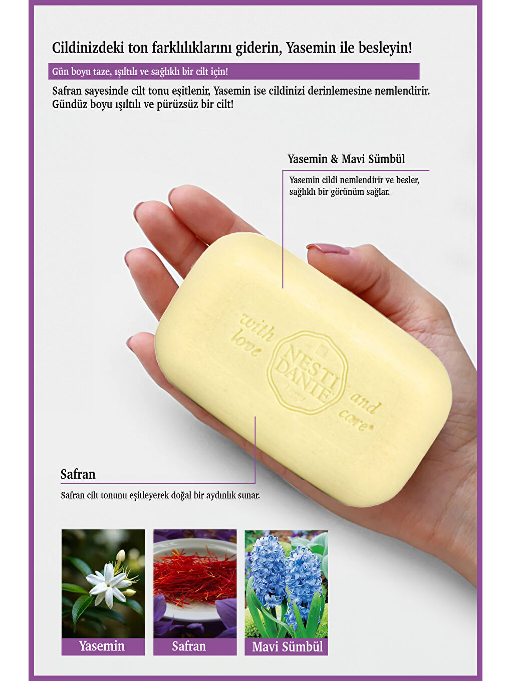 Dolce Vivere Laga Di Como Katı Sabun 250 gr | Cilt Tonu Eşitleyici | Safran, Yasemin-2
