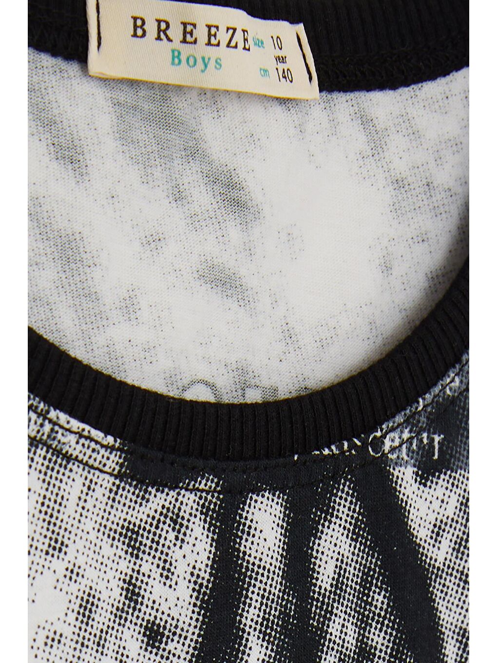 Erkek Çocuk Tişört Rakam Ve Yazı Desenli Karışık Renk (10-11 Yaş)-2