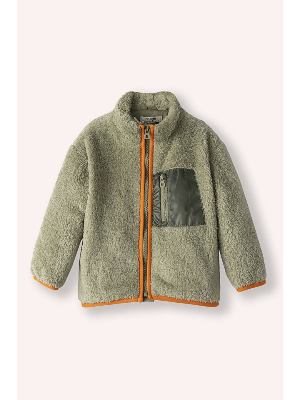 Haki Erkek Çocuk Pelüş Ceket-4