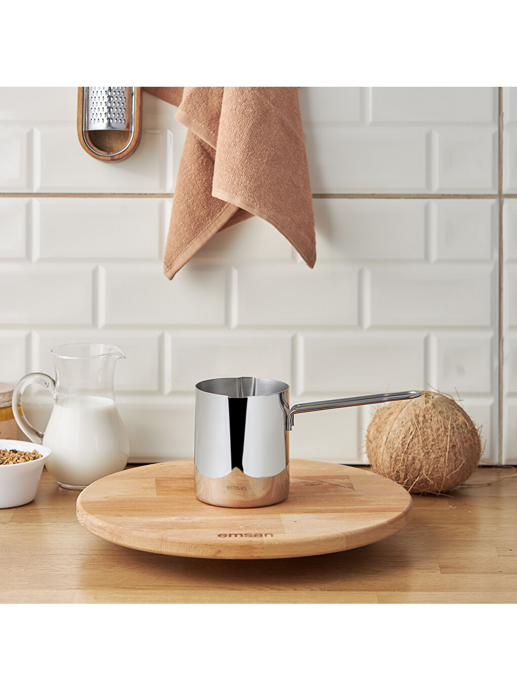 Gri Aaron Cezve 750 ml-6