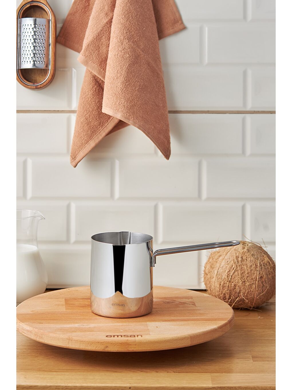 Gri Aaron Cezve 750 ml-5