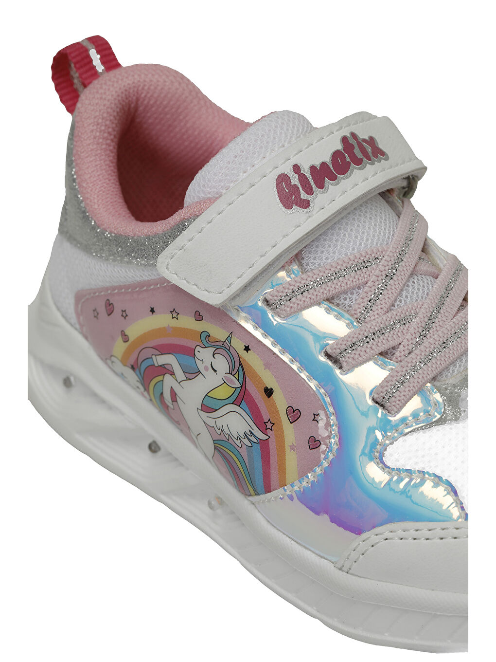 Yeşil MOSPOR P 5FX Beyaz Kız Çocuk Spor Ayakkabı-6