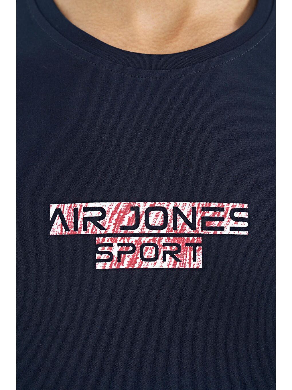 AIR JONES Lacivert Harley Lacivert Standart Kalıp Erkek T-Shirt - 88203 - 1