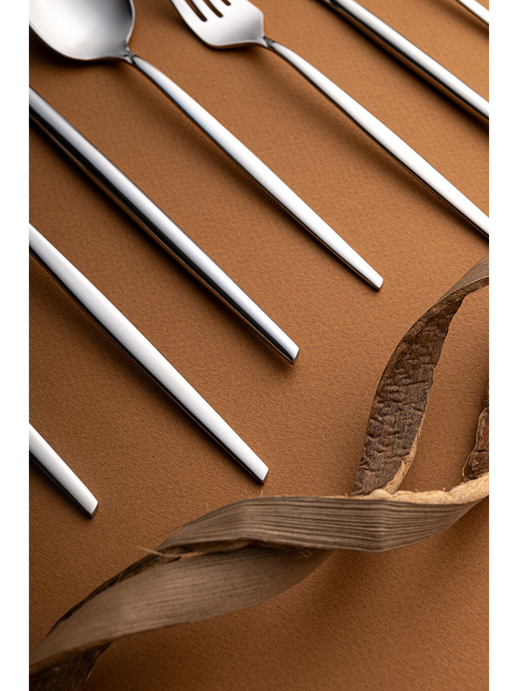 Gri Alya 84 Parça 12 Kişilik Çatal Kaşık Bıçak Takımı Lüks Kutulu-5