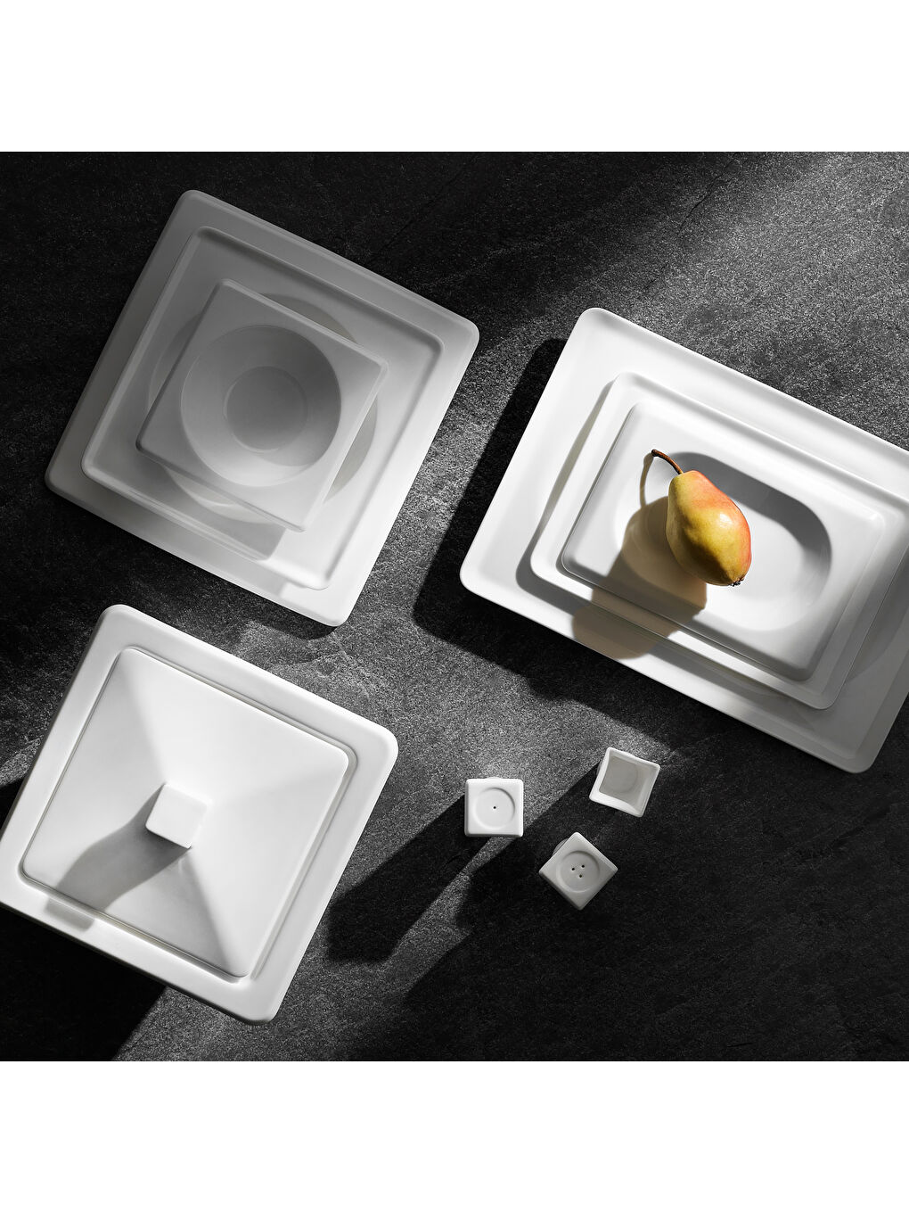 Blanc Bone Yemek Takımı 60 Parça-Beyaz