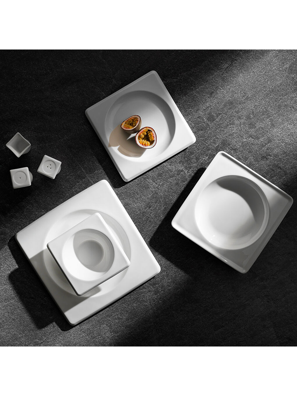 Blanc Bone Yemek Takımı 60 Parça-Beyaz-2