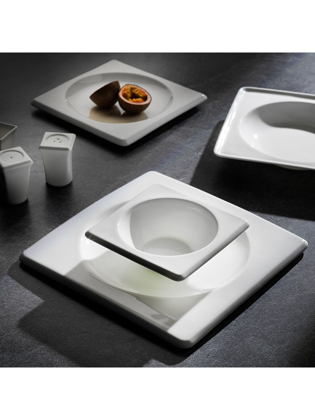 Blanc Bone Yemek Takımı 60 Parça-Beyaz-5