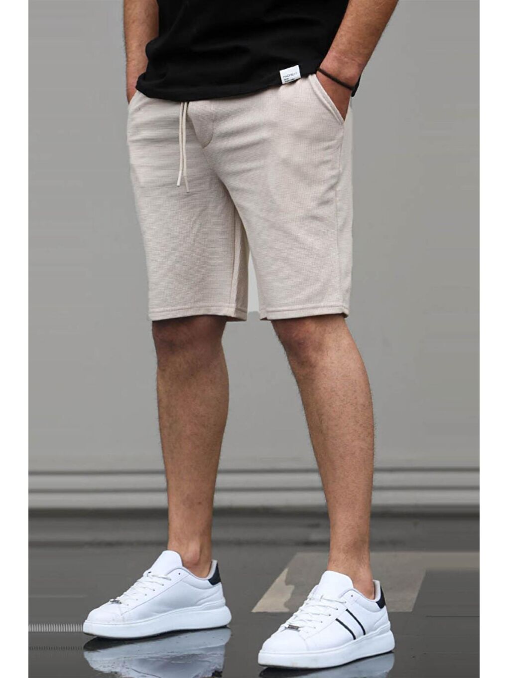 Bej Basic Erkek Şort 5438