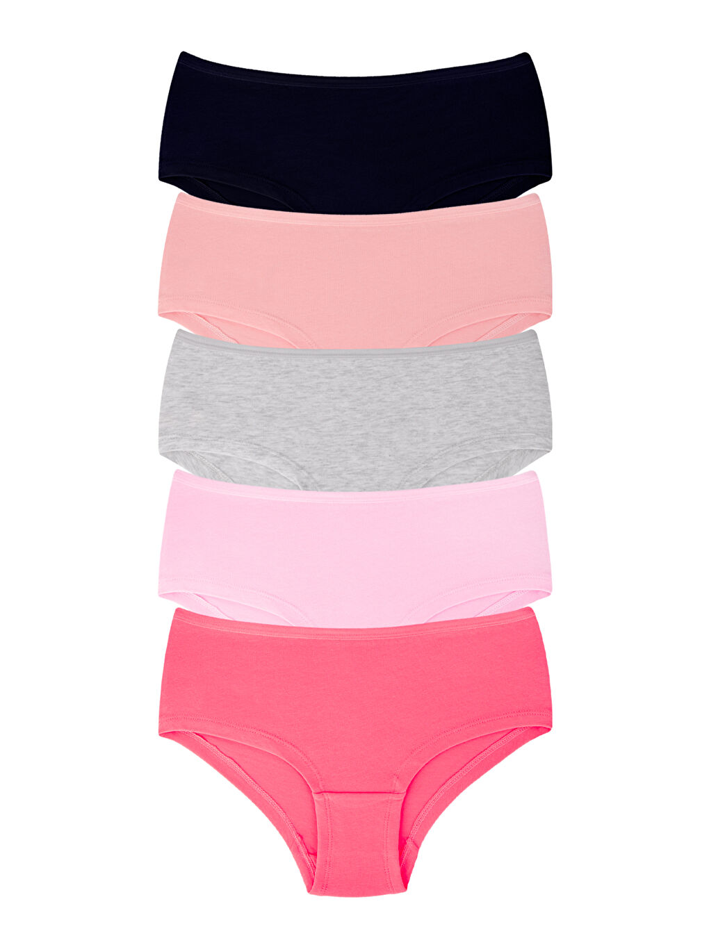 Karışık Kız Çocuk Hipster Külot 5'Li Paket