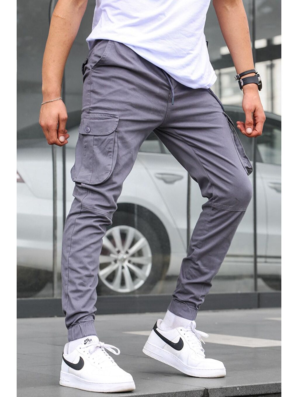 Madmext Füme Slim Fit Jogger Pantolon 5740 - 1