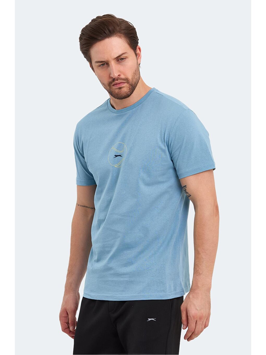 SLAZENGER Mavi PASSAGE Erkek T-Shirt Mavi - 3