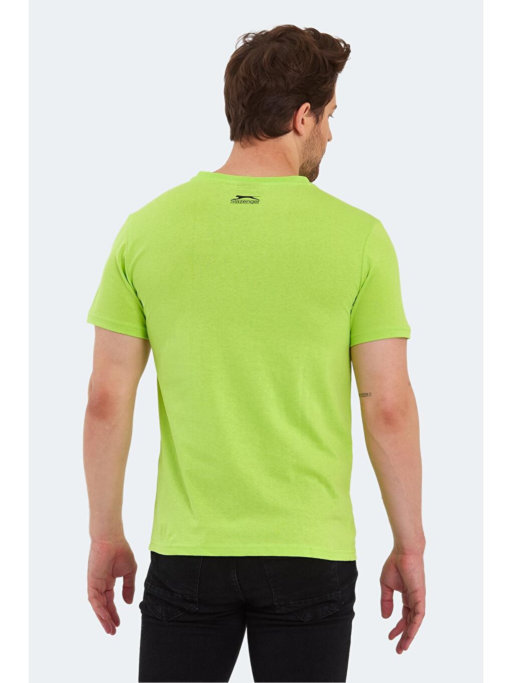 SLAZENGER Limon Sarısı PALLU Erkek T-Shirt Limon - 1