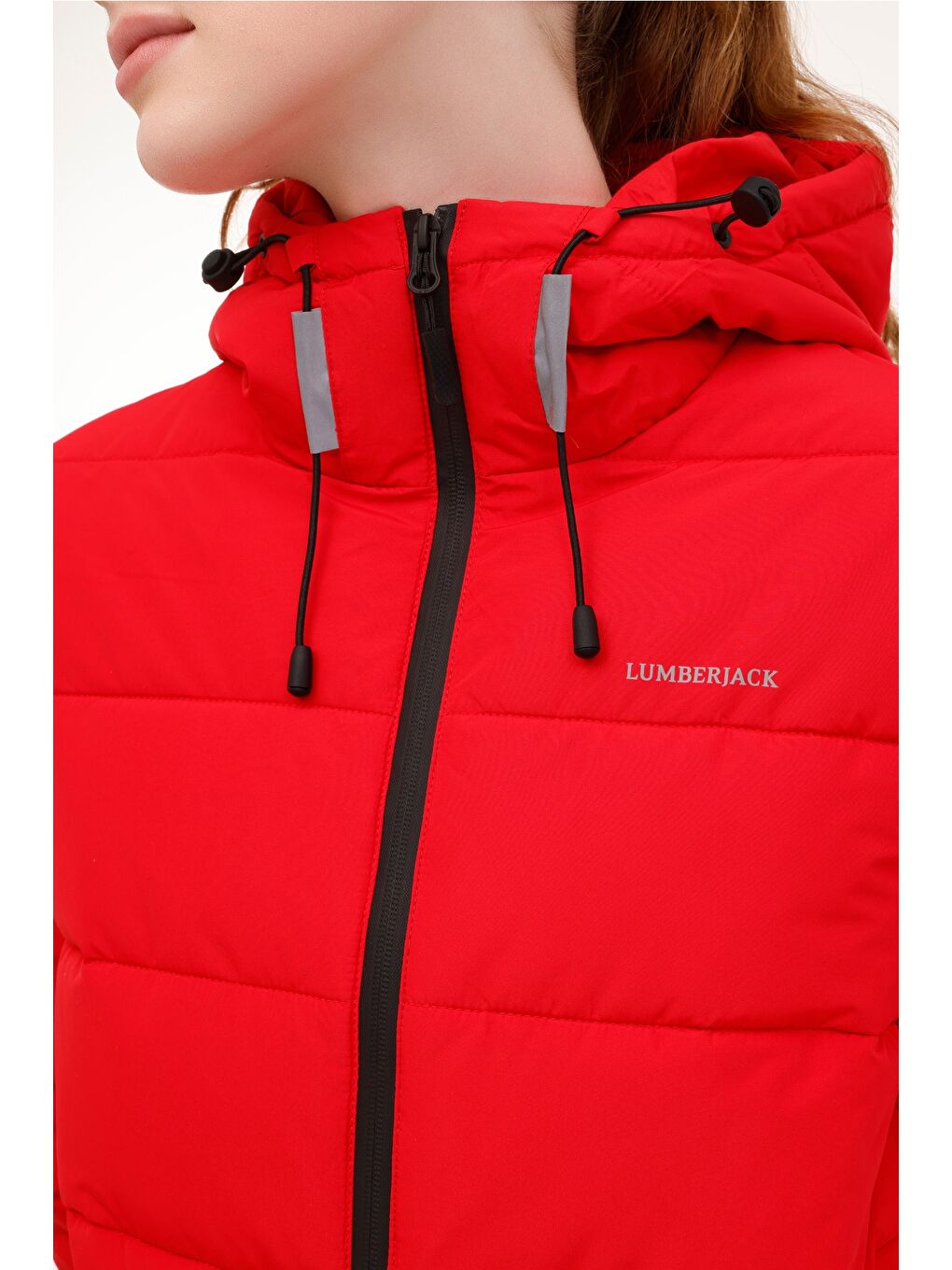 WL APRESKI 2SN31 4PR Kırmızı Kadın Kısa Kaban-3