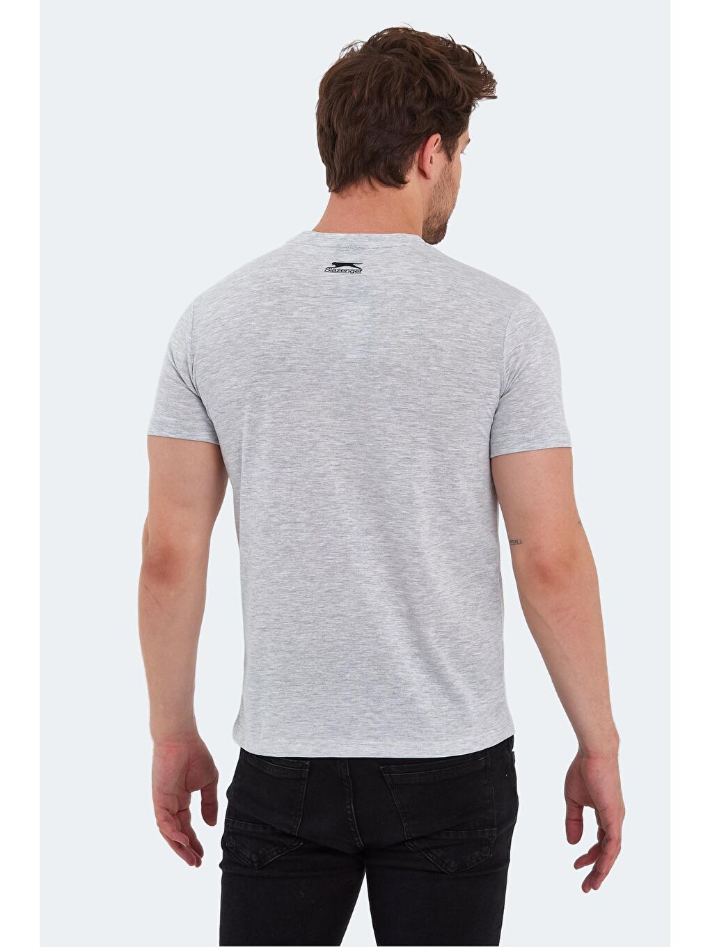 SLAZENGER Ekru PALLU Erkek T-Shirt Ekru - 1