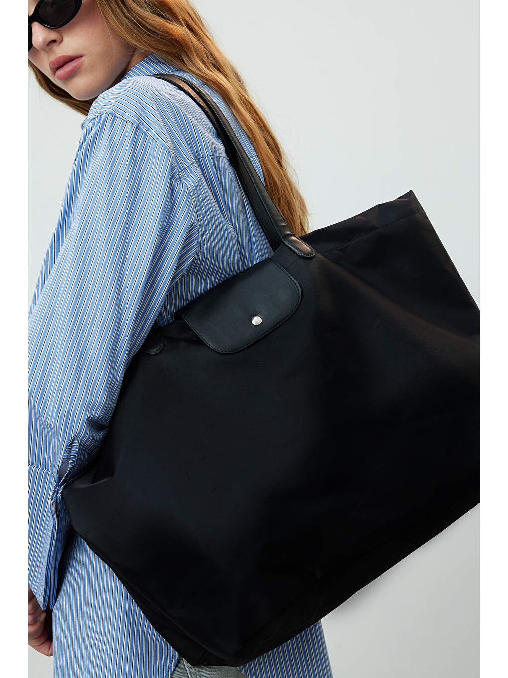 Mari Large Shopper Çanta Siyah-4