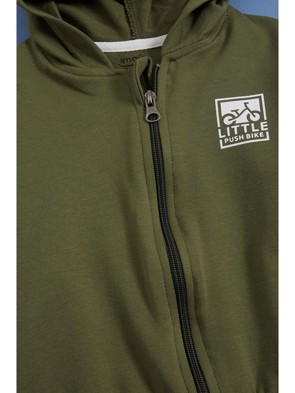 Yeşil Kapüşonlu Hırkalı Fermuarlı Erkek Bebek Takımı 16146-1