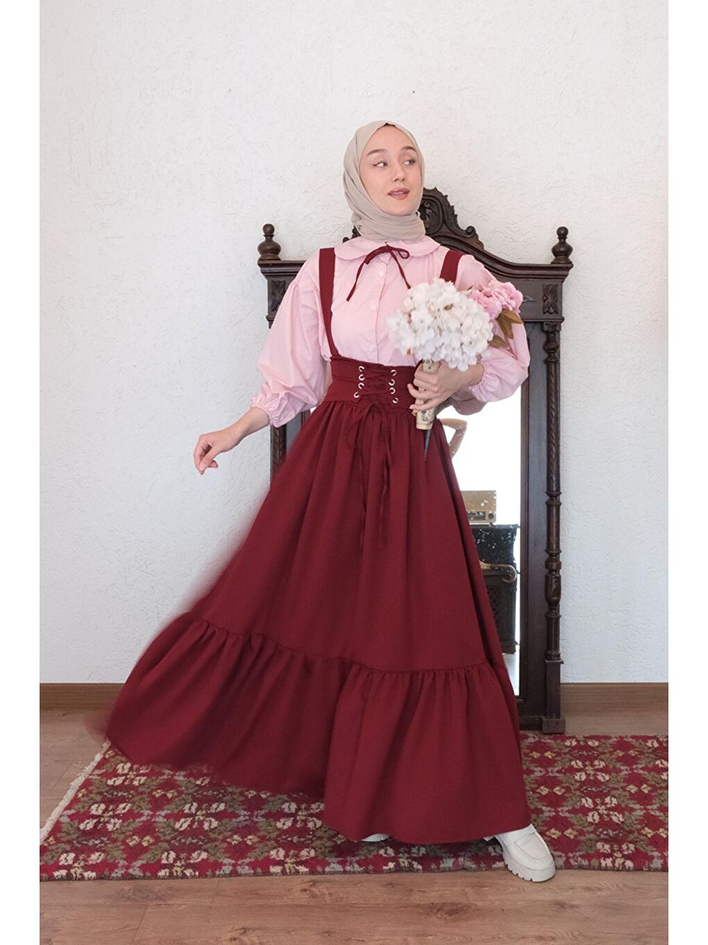 Bordo Kuşgözlü Jile