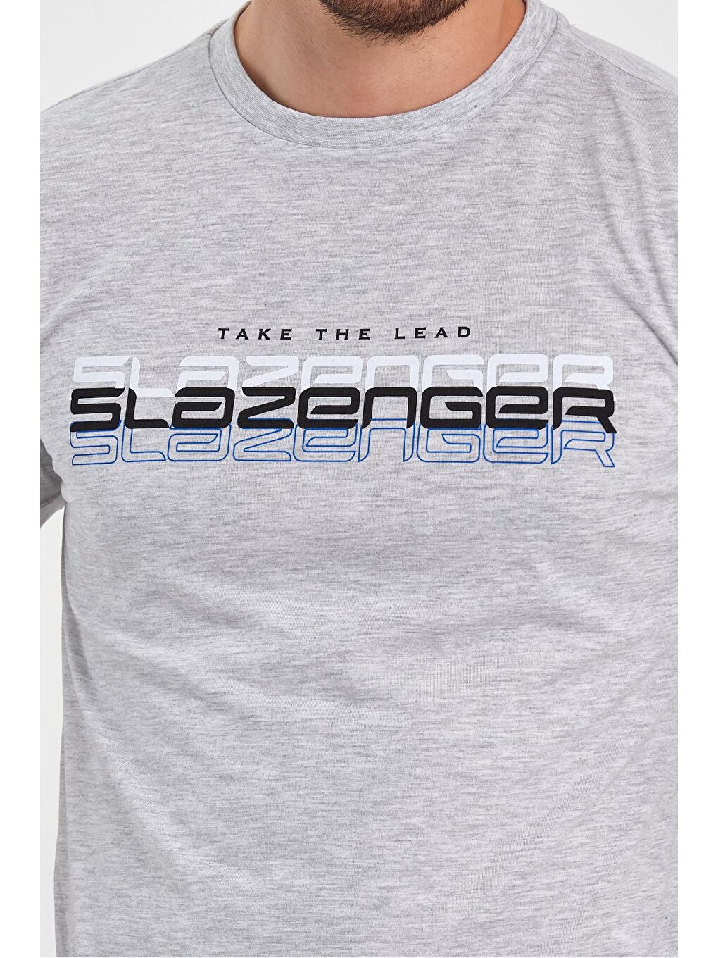 SLAZENGER Ekru PALLU Erkek T-Shirt Ekru - 4