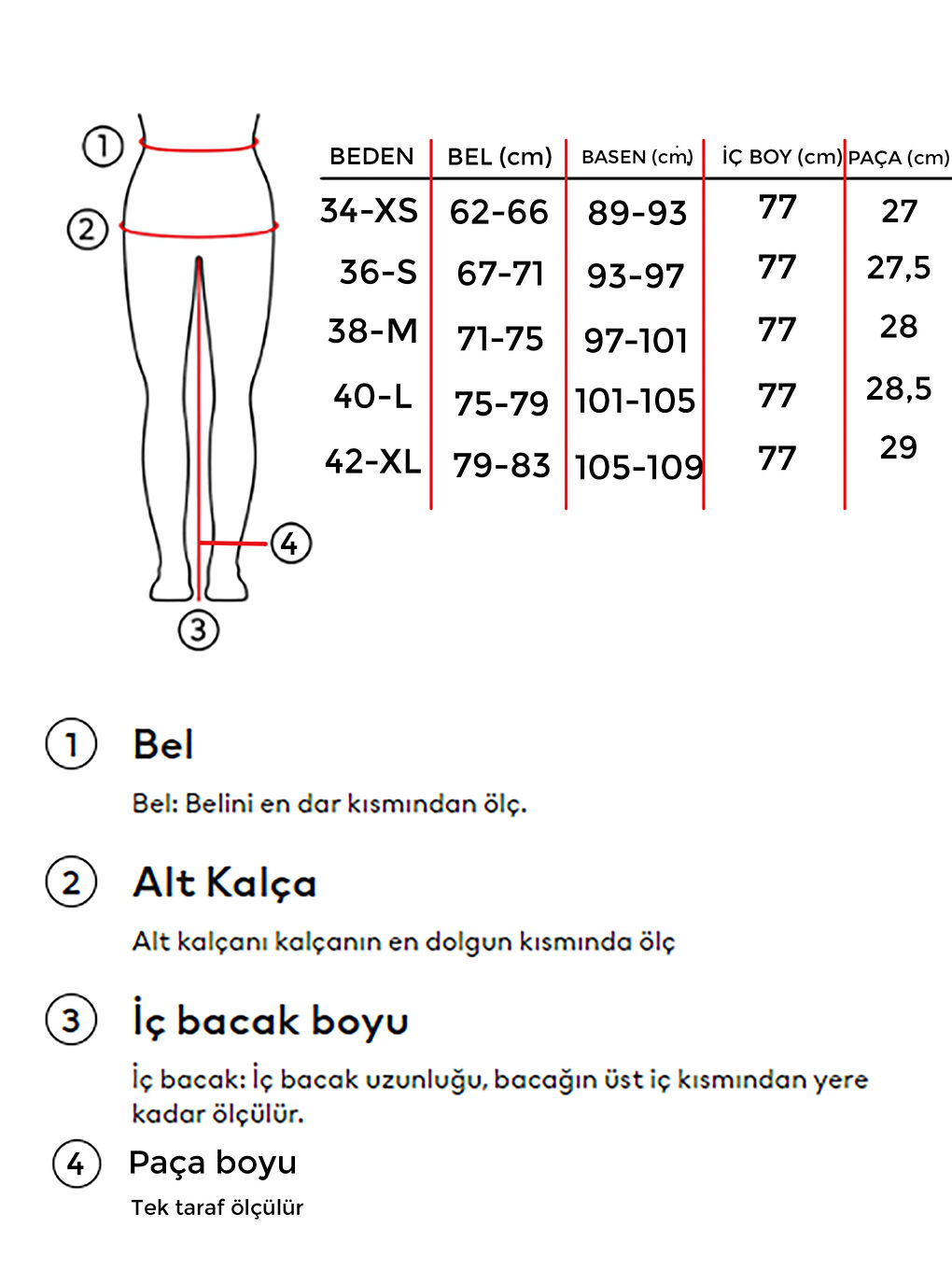 Kadın Beyaz Renk Elastanlı Kumaş Wide Leg Denim-3