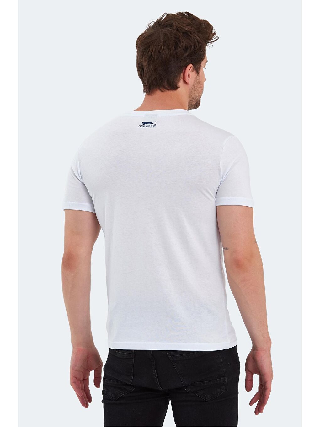 SLAZENGER Beyaz PALLU Erkek T-Shirt Beyaz - 1