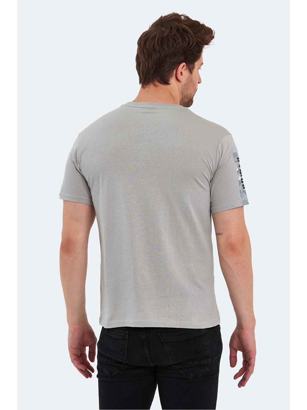 SLAZENGER Taş PADERAU Erkek T-Shirt Taş Gri - 1