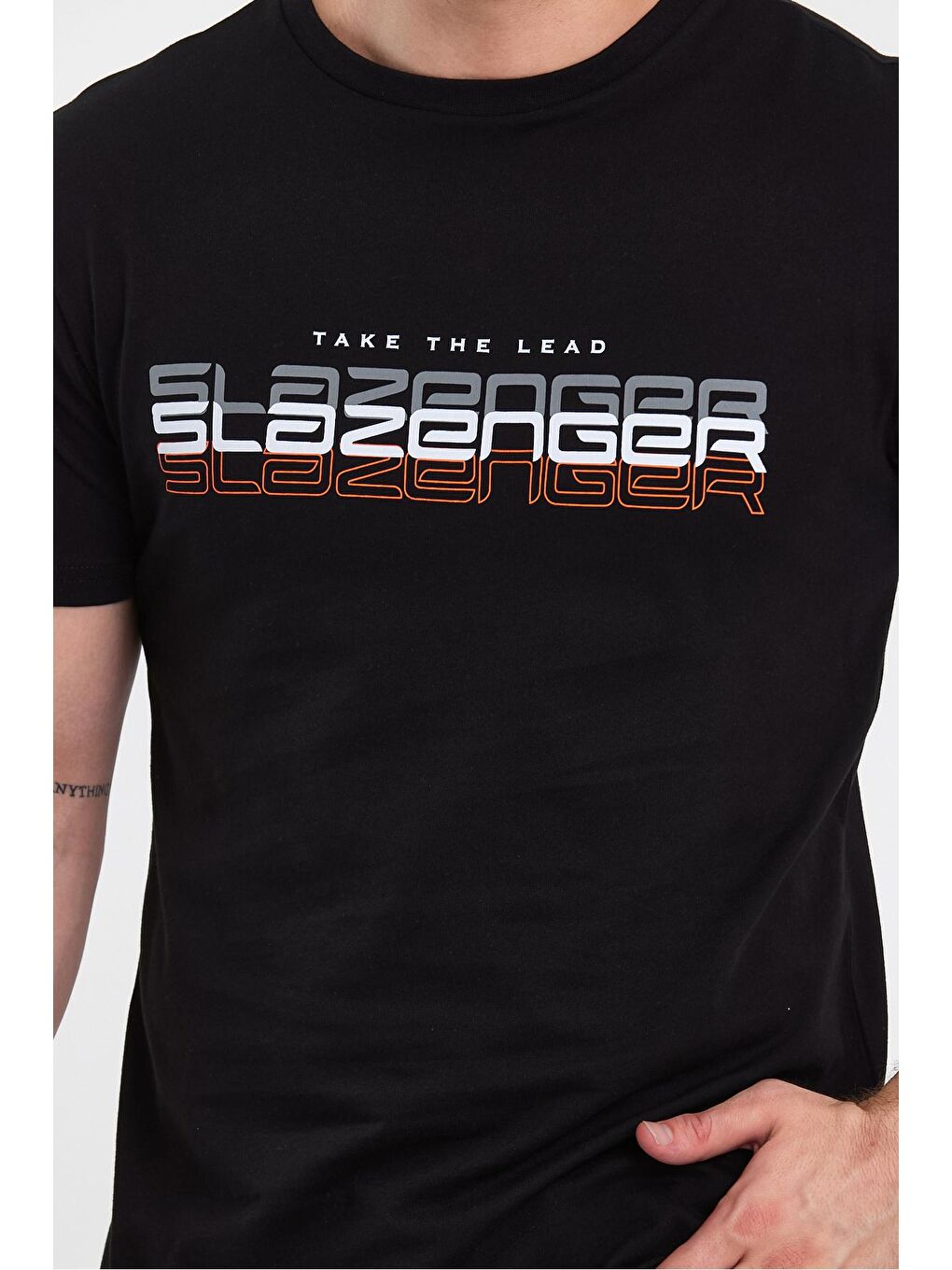 PALLU Erkek %100 Pamuk Tişört Siyah-4