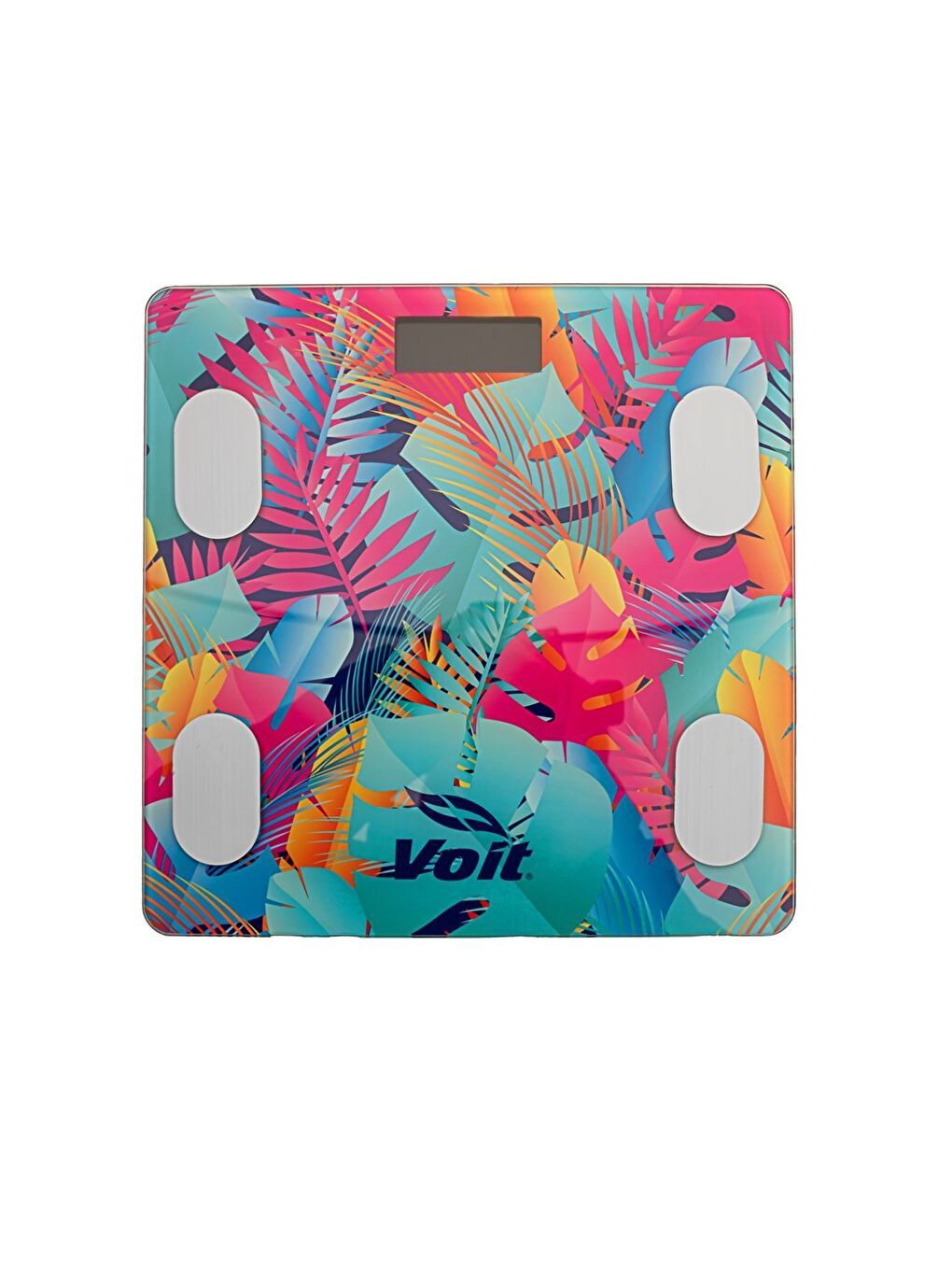 Beyaz Colorful Bluetooth Baskül Dijital Akıllı Tartı Yağ Ölçer Tartı - Pil ve Mezuro Hediyeli Tartı