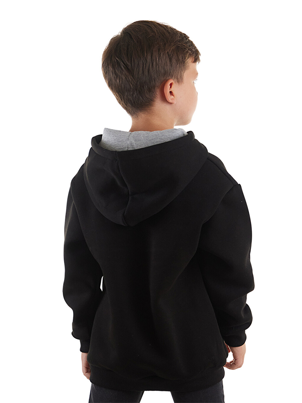 Siyah Dino Research Erkek Çocuk Sweatshirt-1