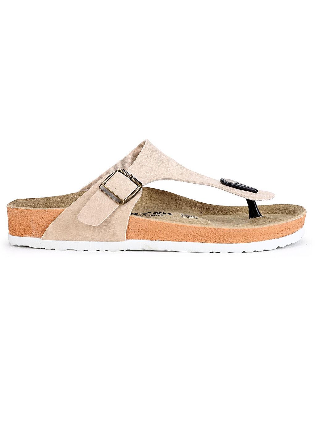 Bej Günlük Kadın Parmak Arası Terlik Ary 20-166-3