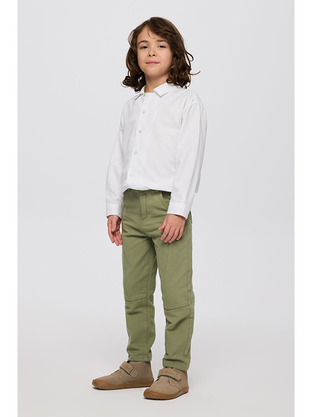 Erkek Çocuk Haki Pantolon-1