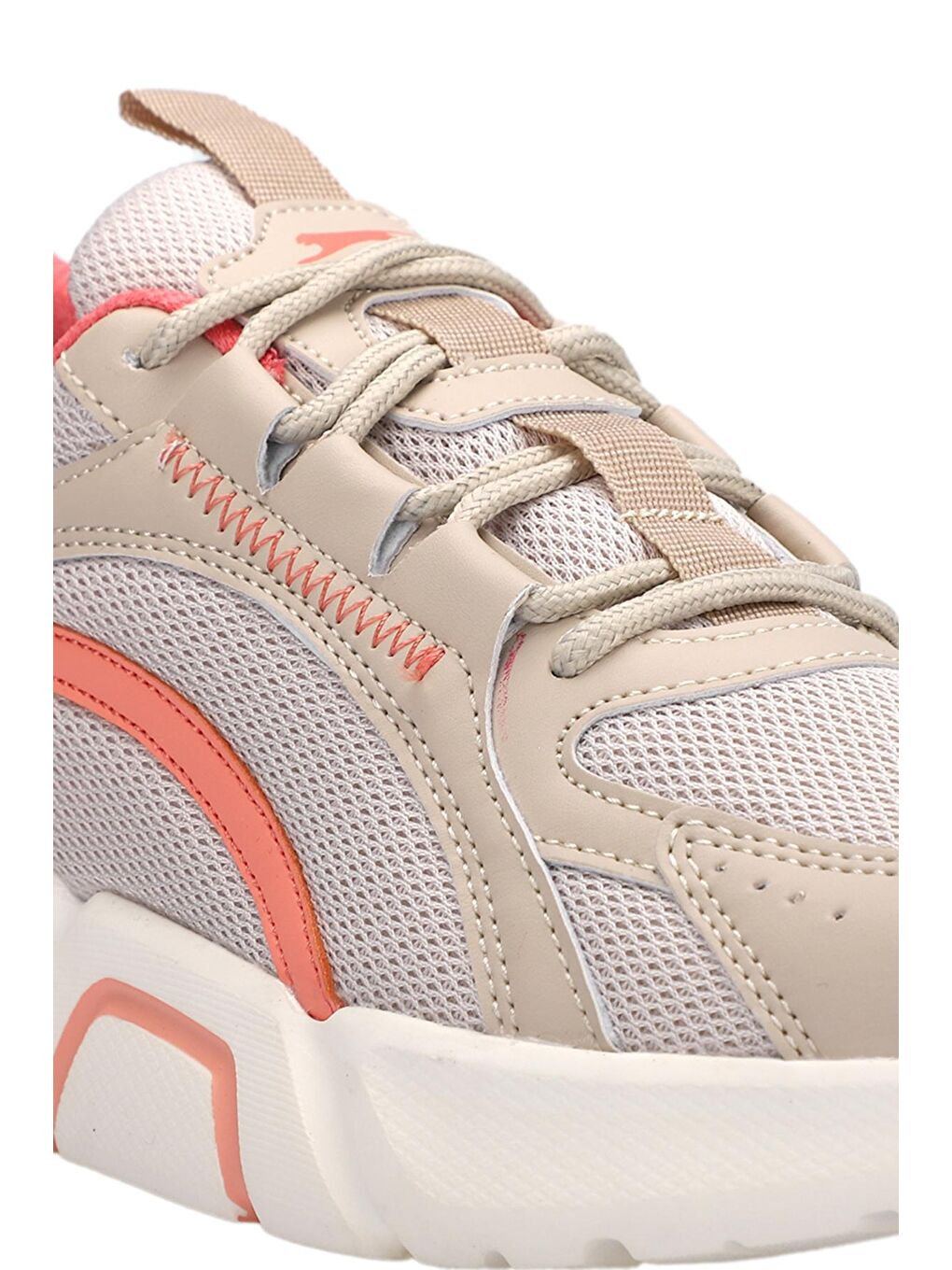 FARON Sneaker Kadın Ayakkabı Bej-3