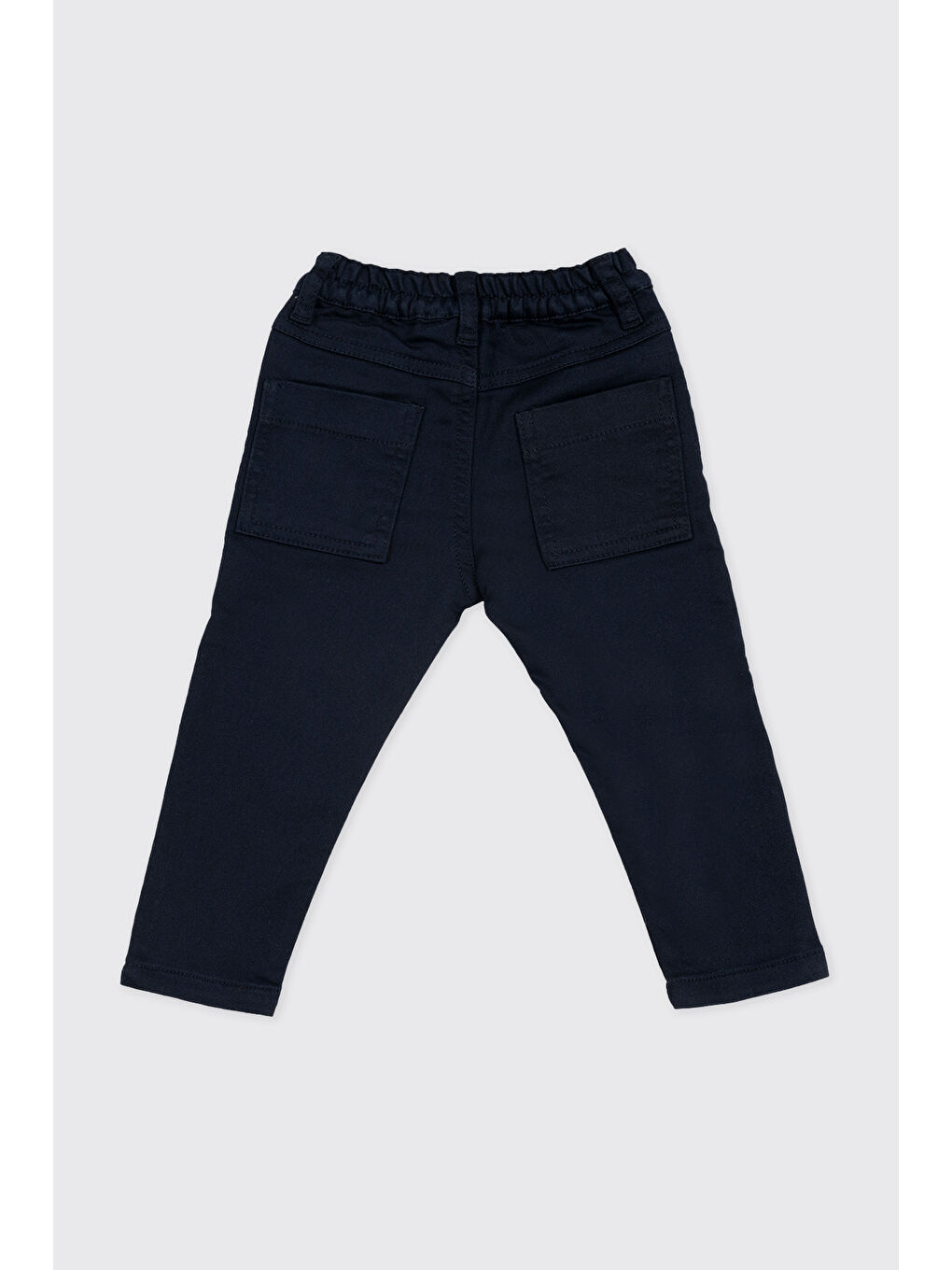 Erkek Bebek Düğmeli Lacivert Pantolon-1
