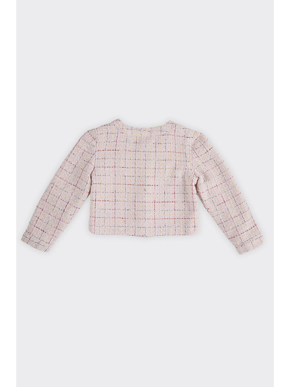Pembe Kız Çocuk Pudra Tüvit Ceket-3