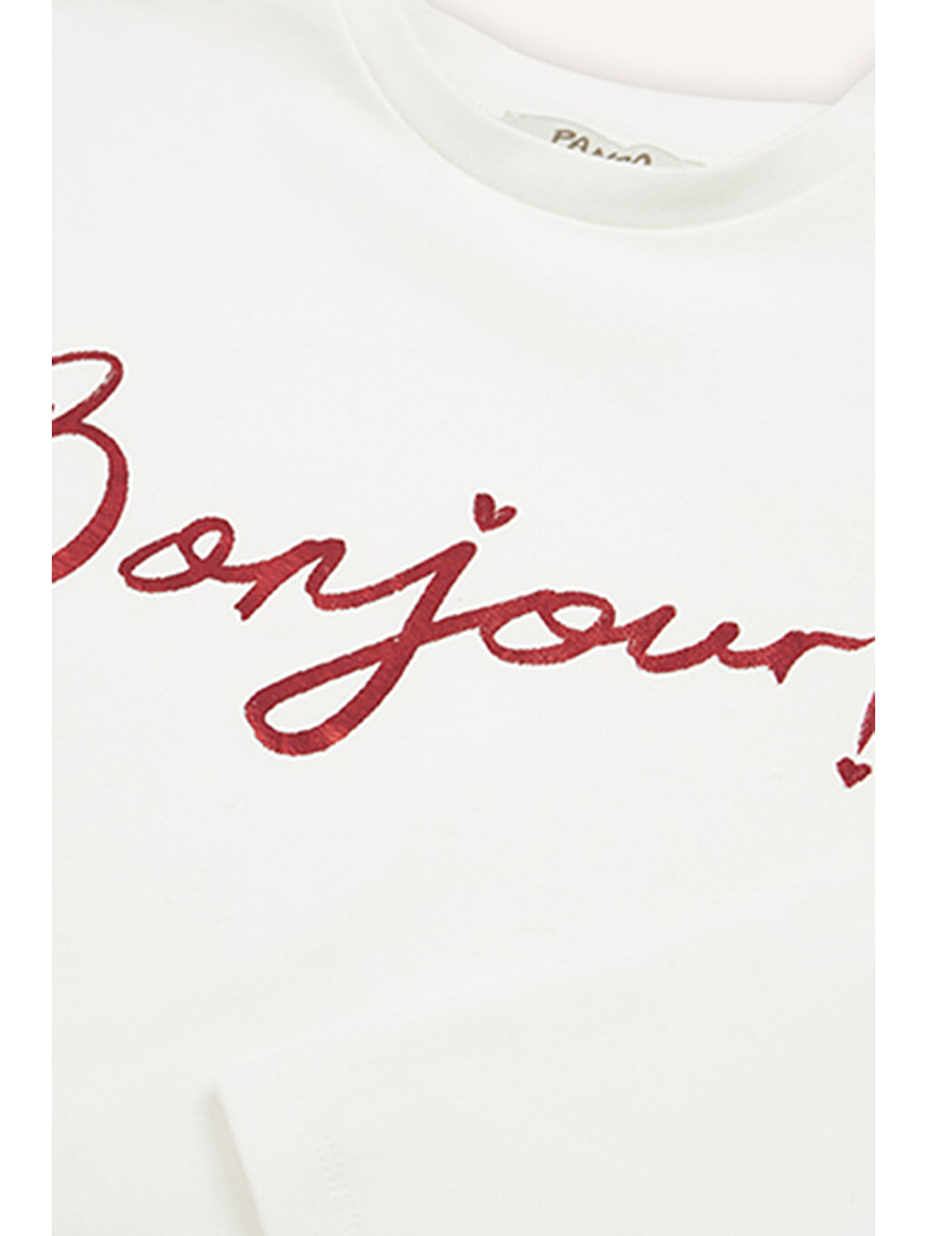 Kız Çocuk Uzun Kollu Ekru Tişört-4